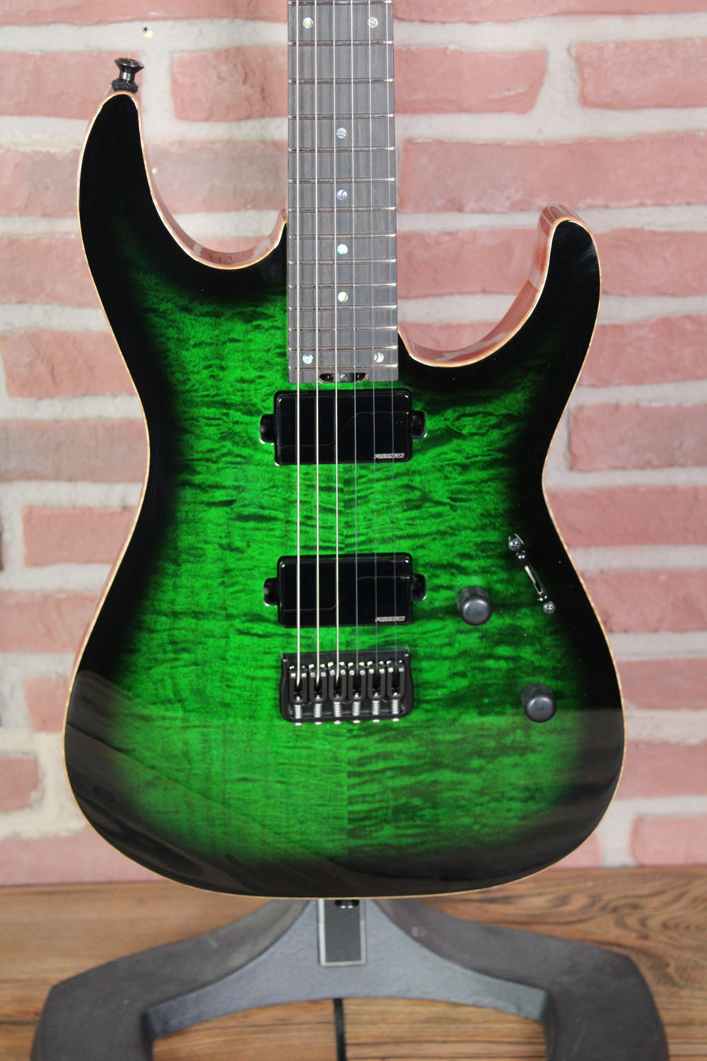 USA M-II HT FM Dark  Green Sunburst Fishman Modern